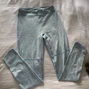 Gymshark blue fleur textured leggings